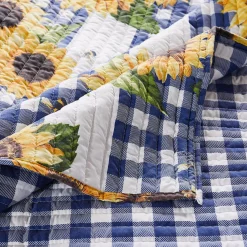Plow & Hearth Quilts & Bedspreads>Sunflower Fields Quilted Bedding Set, Full/Queen