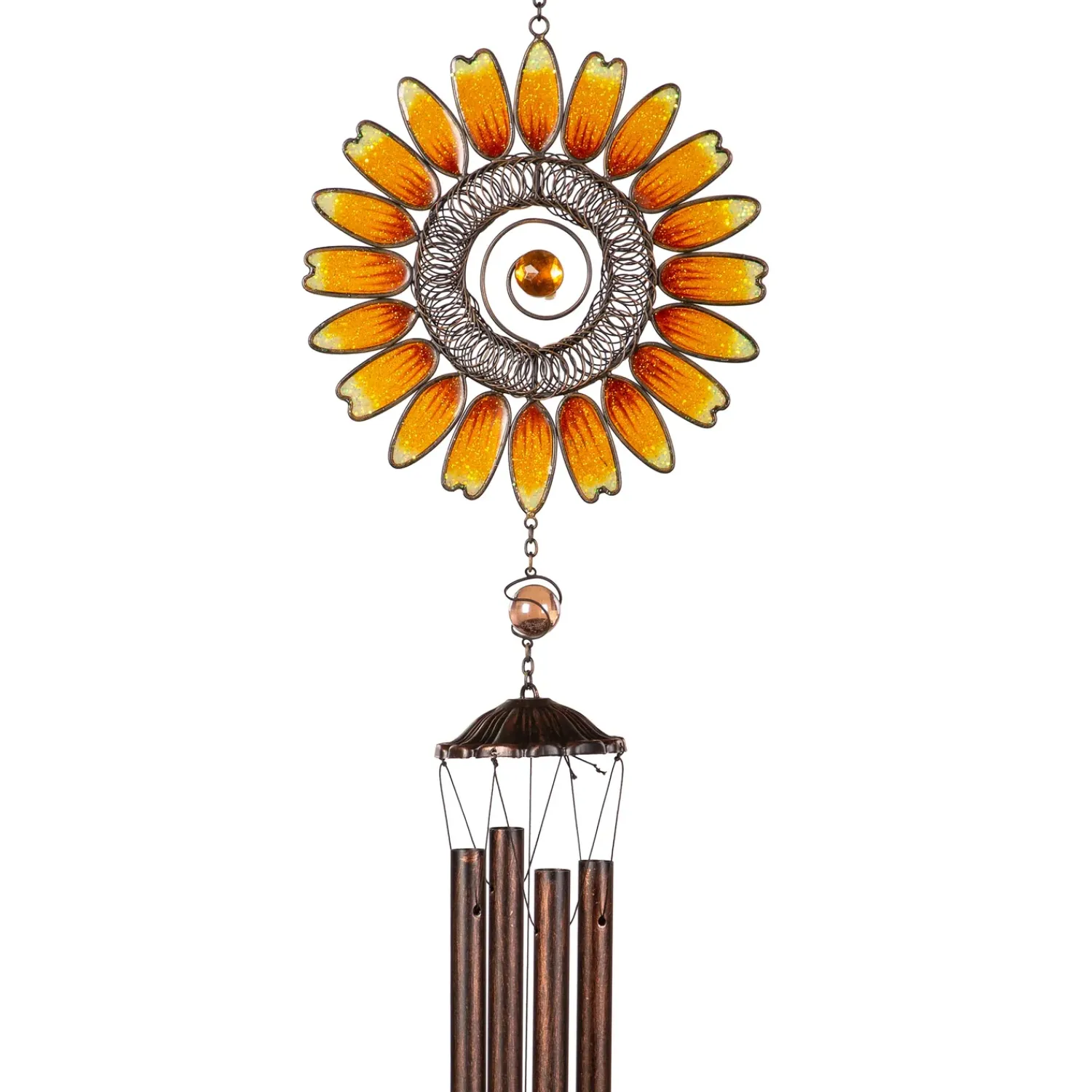 Plow & Hearth Wind Chimes & Mobiles>Sunflower Wind Chime