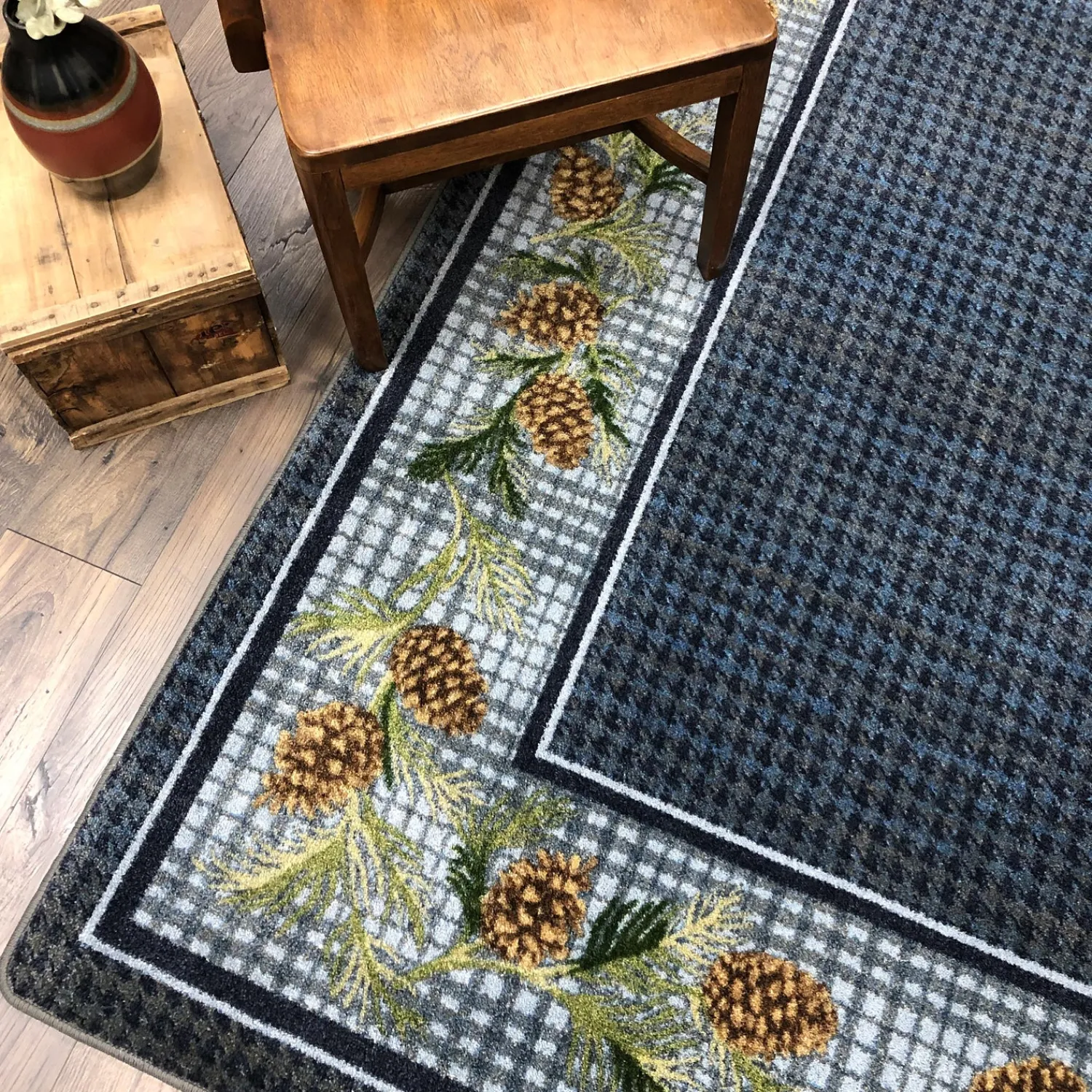Plow & Hearth Area Rugs>Sweetwater Pine Plaid EnduraStran Area Rug, 2'8" x 3'10"