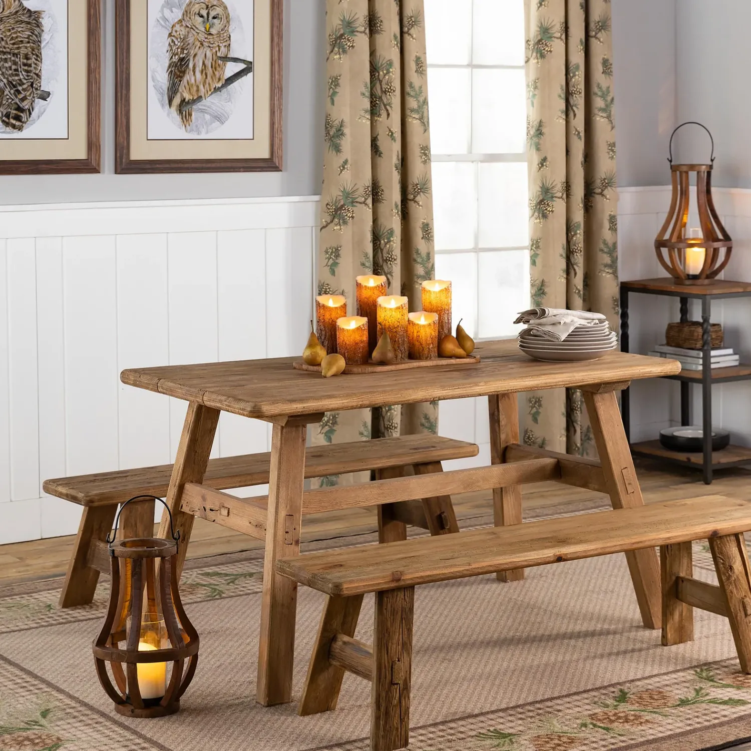 Plow & Hearth Area Rugs>Sweetwater Pine Plaid EnduraStran Area Rug, 7'8" x 10'9"