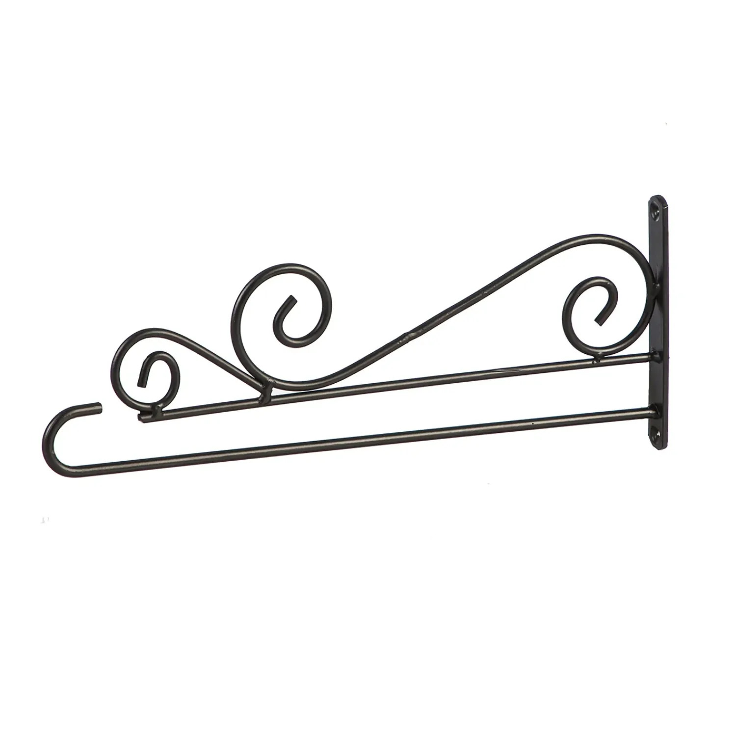Plow & Hearth Flag Accessories>Swirl Wall-Mount Garden Flag Hanger