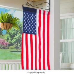 Plow & Hearth Flag Accessories>Swirl Wall-Mount House Flag Hanger