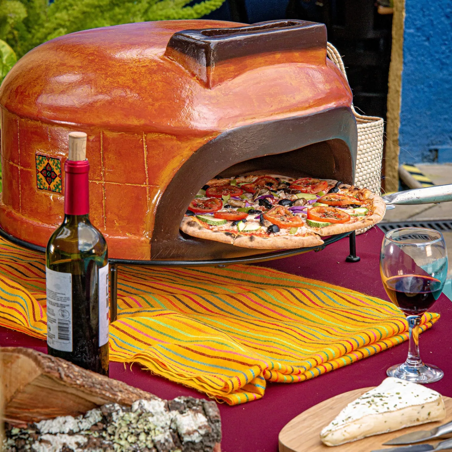 Plow & Hearth Pizza Ovens>Talavera Capri Pizza Oven