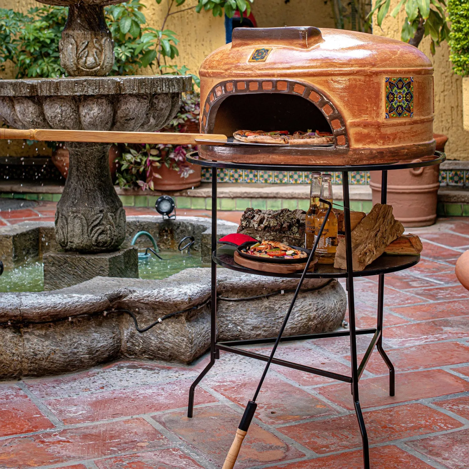 Plow & Hearth Pizza Ovens>Talavera Genoa Pizza Oven