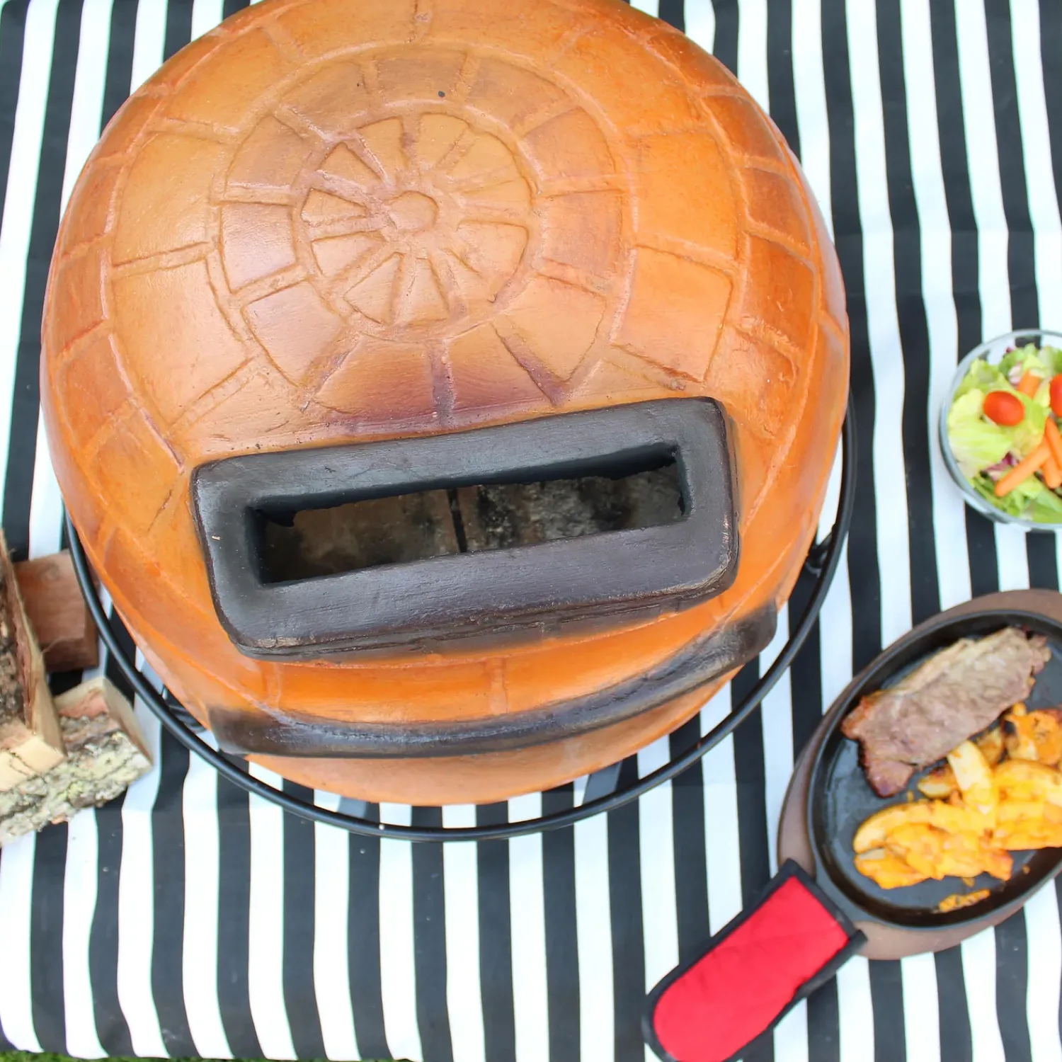 Plow & Hearth Pizza Ovens>Talavera Sienna Pizza Oven