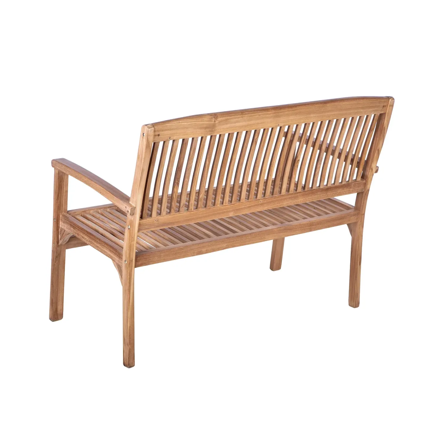 Plow & Hearth Outdoor Benches>Teak Bench with Arm Rests