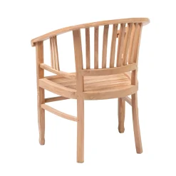 Plow & Hearth Outdoor Dining Sets>Teak Manhattan Tub Chair
