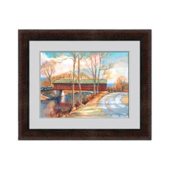 Plow & Hearth Wall Art>The Henry Bridge Framed Wall Art Painting