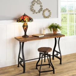 Plow & Hearth Lamps & Lighting>Tiffany Style Stained Glass Table Lamp