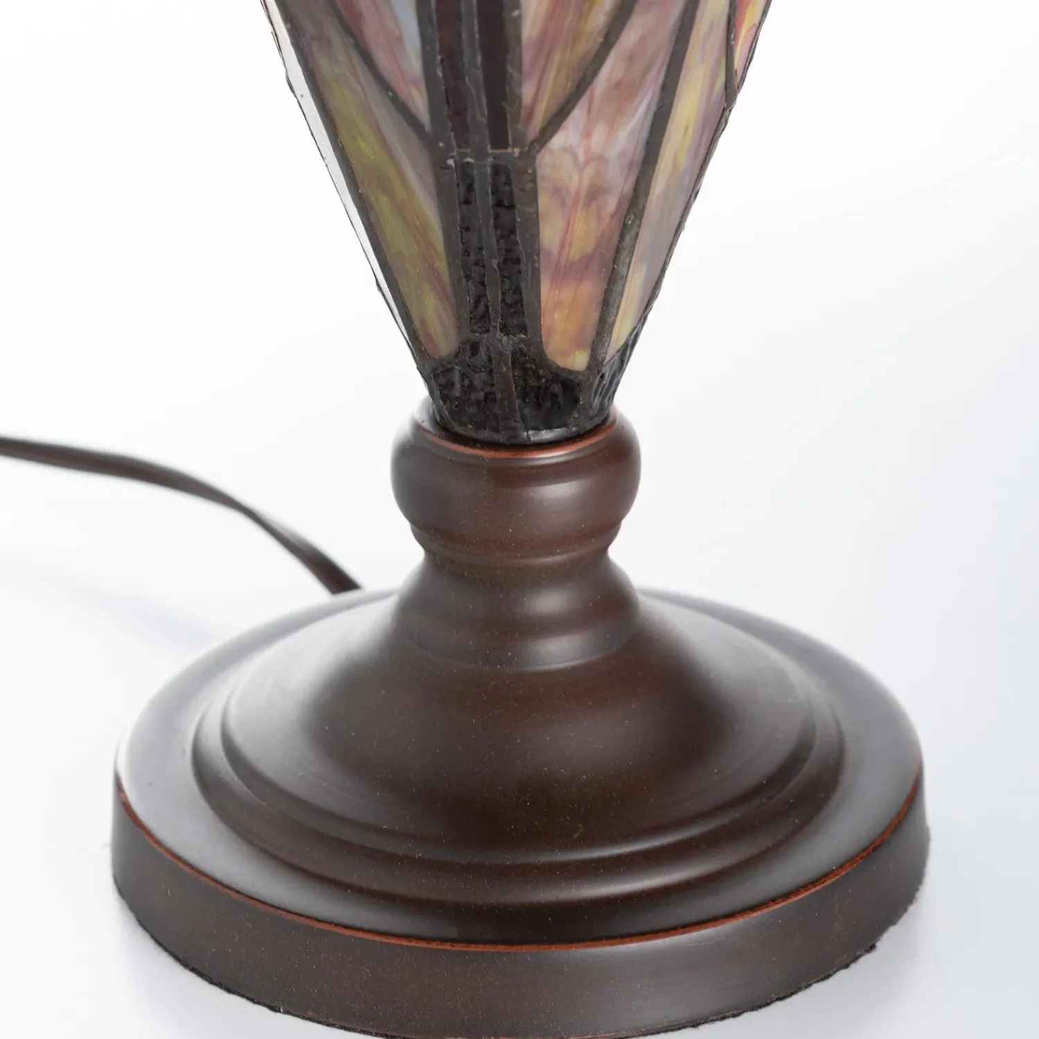 Plow & Hearth Lamps & Lighting>Tiffany Style Stained Glass Table Lamp