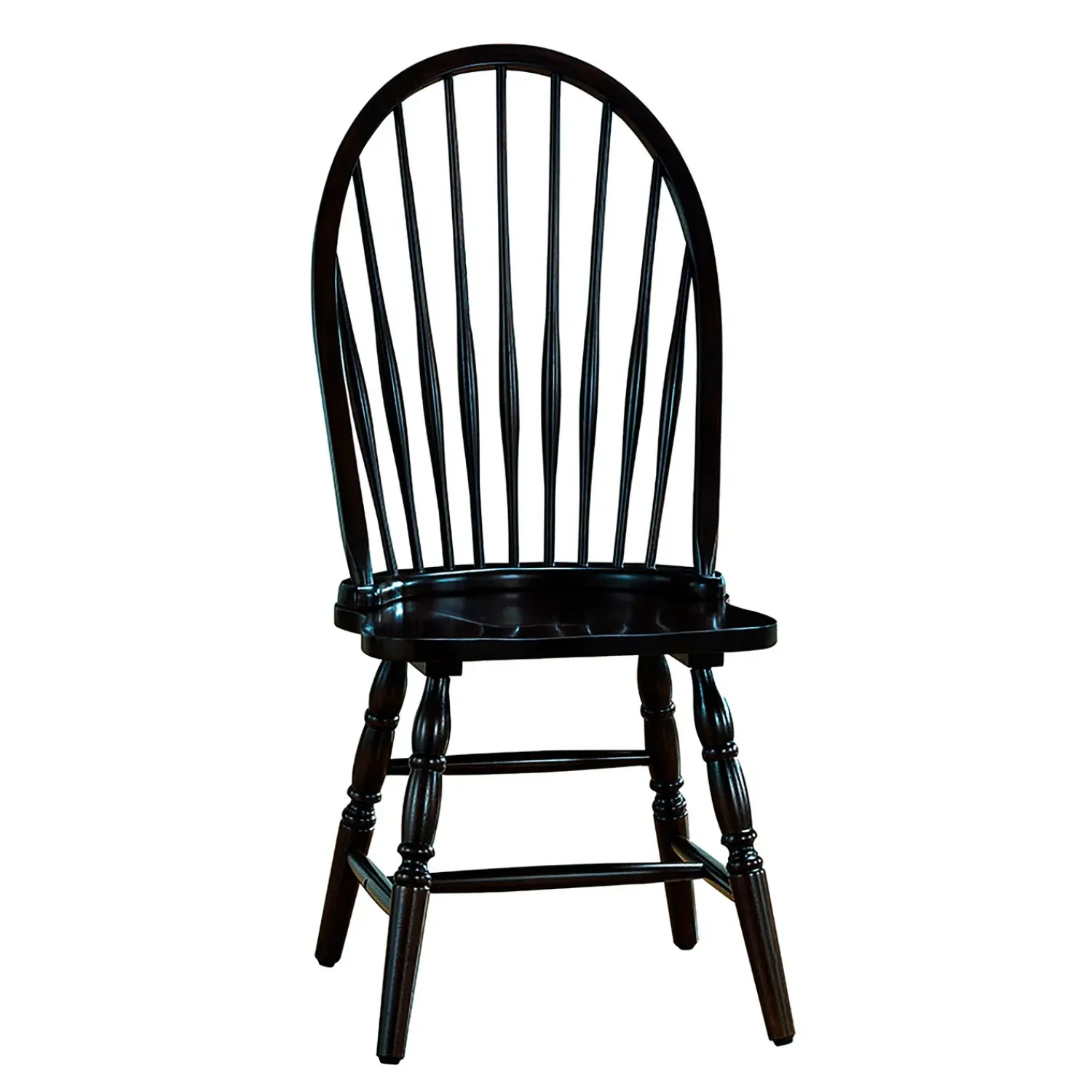 Plow & Hearth Chairs & Rockers|Rockers & Gliders>Traditional Hardwood Windsor Back Chair