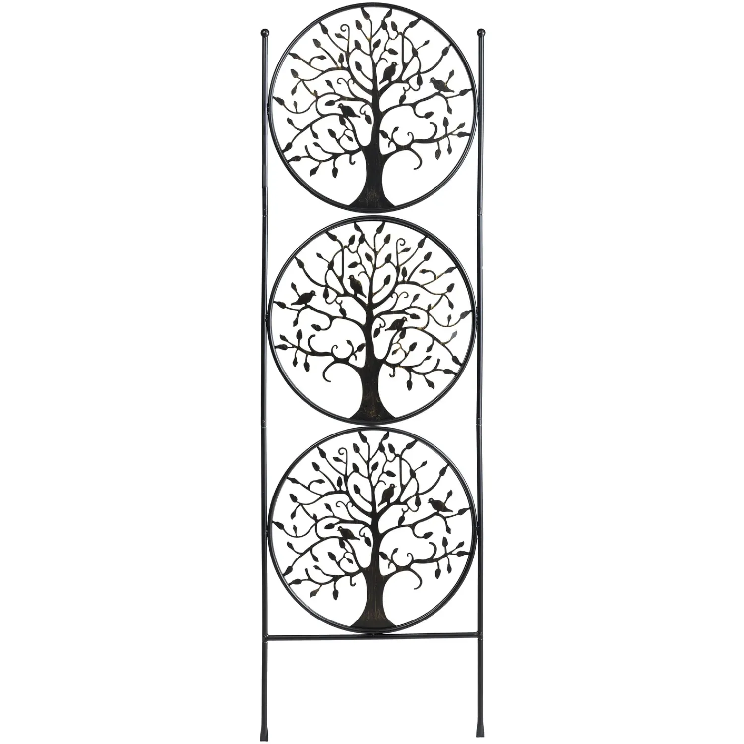 Plow & Hearth Arbors & Trellises>Tree of Life Trio Metal Garden Trellis