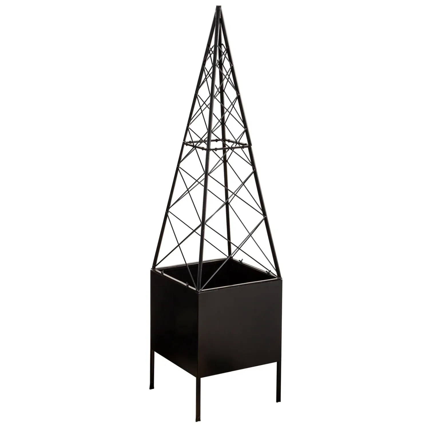 Plow & Hearth Planters & Plant Stands|Arbors & Trellises>Triangular Obelisk Planter