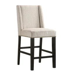 Plow & Hearth Chairs & Rockers|Rockers & Gliders>Upholstered Chair-Style 24" Counter Stools, Set of 2