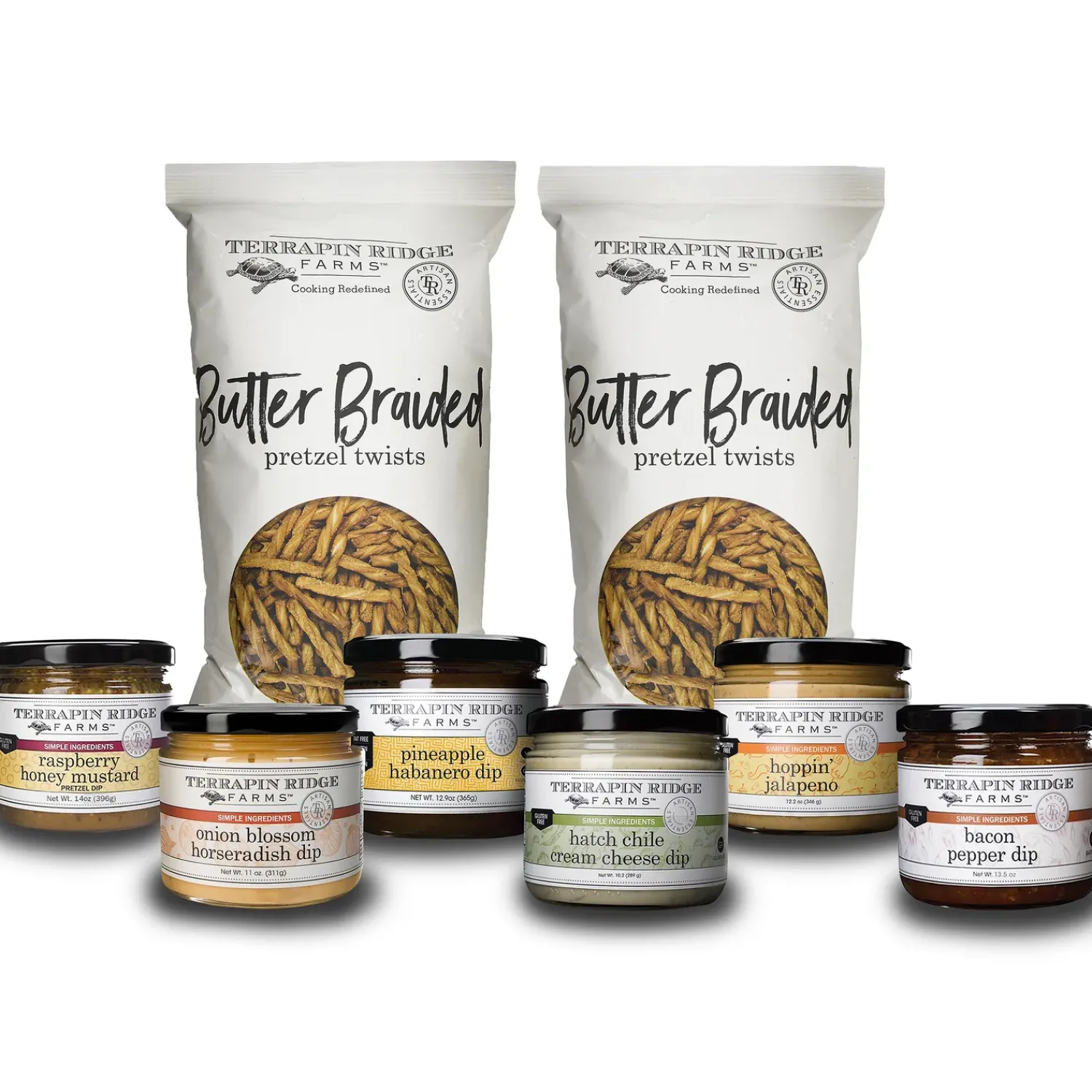 Plow & Hearth Gourmet Snacks & Nuts>USA-Made Delicious Dips Sampler