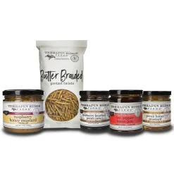 Plow & Hearth Gourmet Snacks & Nuts>USA-Made Festive Favorites Spread Sampler