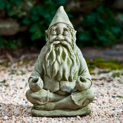 Plow & Hearth Garden Statues>USA-Made Handcrafted Stone Big Fred Gnome Garden Statue