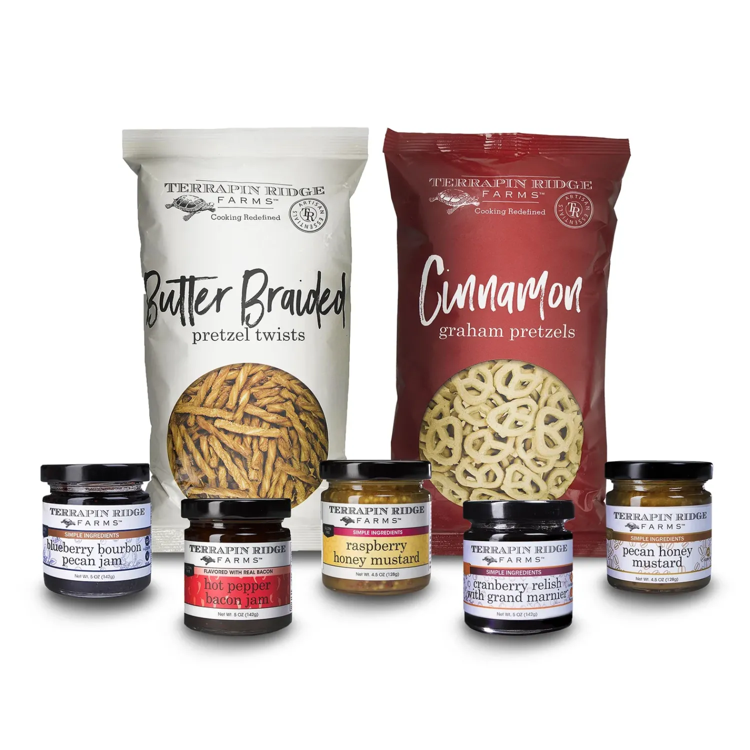 Plow & Hearth Gourmet Snacks & Nuts>USA-Made Holiday Spread Sampler