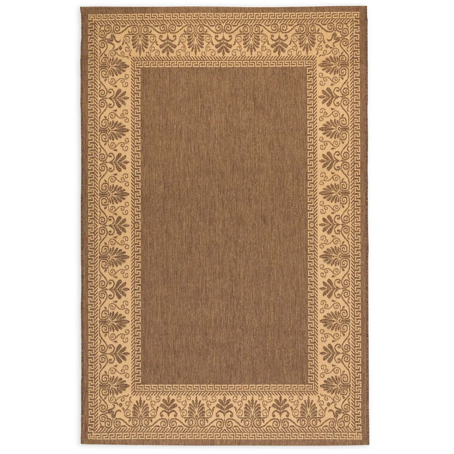 Plow & Hearth Area Rugs>Veranda Border Indoor/Outdoor Rug, 7'6"x 10'9"