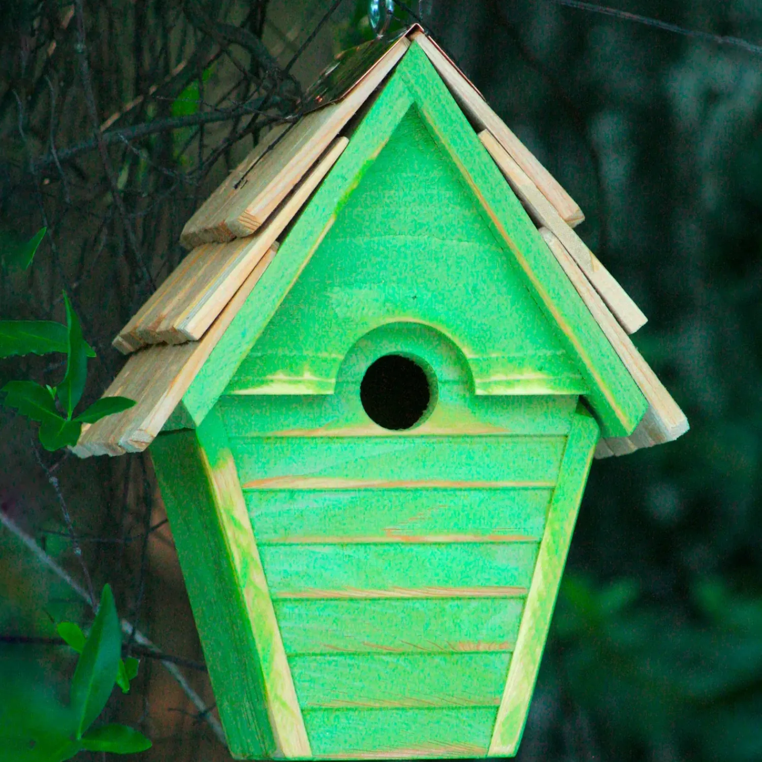 Plow & Hearth Birdhouses>Warbling Wren Birdhouse