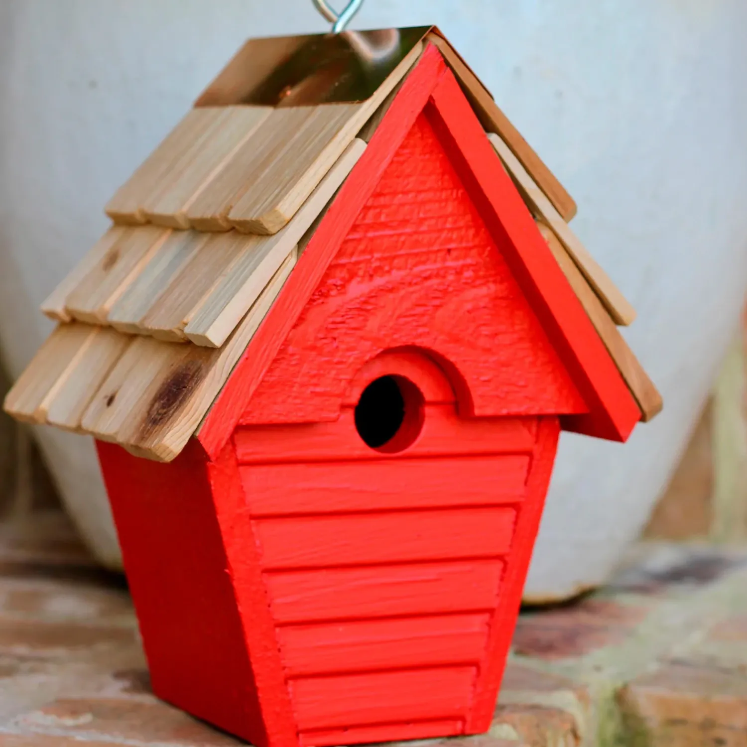 Plow & Hearth Birdhouses>Warbling Wren Birdhouse