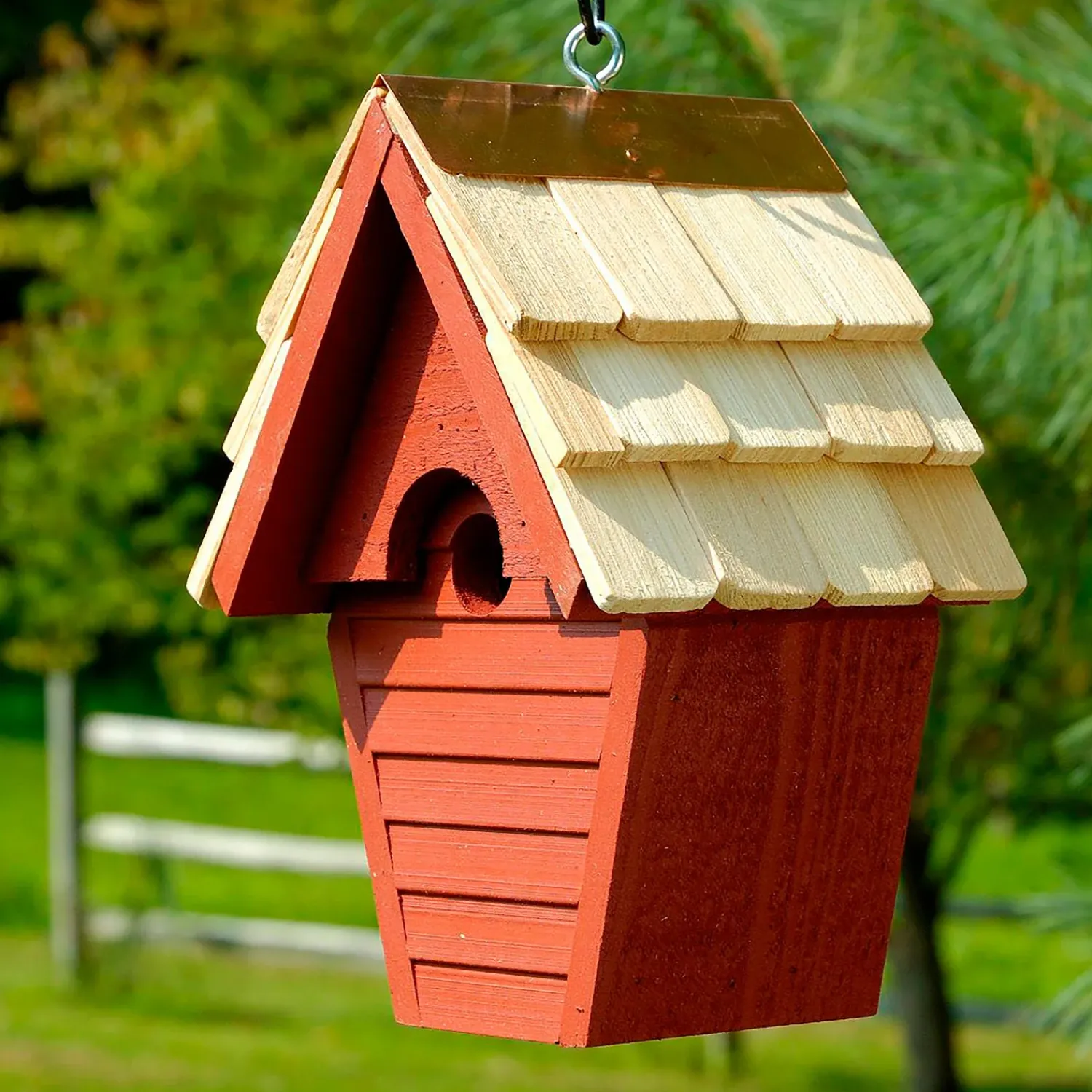 Plow & Hearth Birdhouses>Warbling Wren Birdhouse