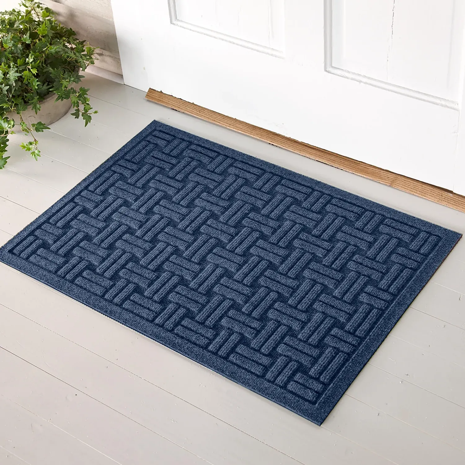 Plow & Hearth Waterhog Doormats>Waterhog Basket Weave Doormat, 2' x 3'