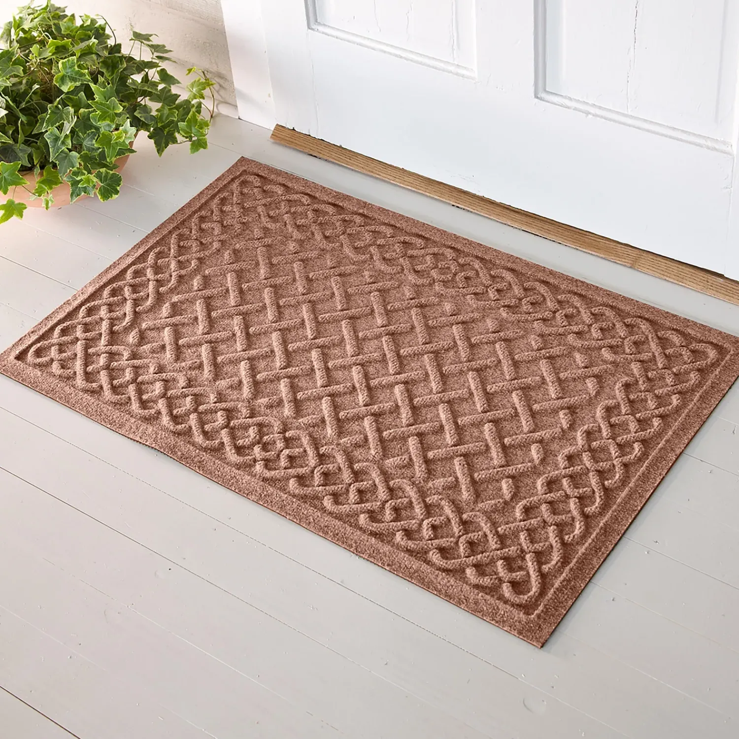 Plow & Hearth Waterhog Doormats>Waterhog Cable Weave Doormat, 2' x 3'