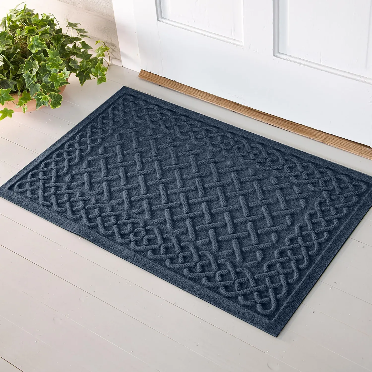 Plow & Hearth Waterhog Doormats>Waterhog Cable Weave Doormat, 2' x 3'