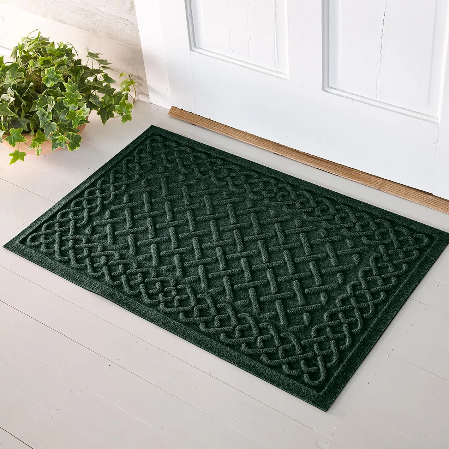 Plow & Hearth Waterhog Doormats>Waterhog Cable Weave Doormat, 3' x 5'