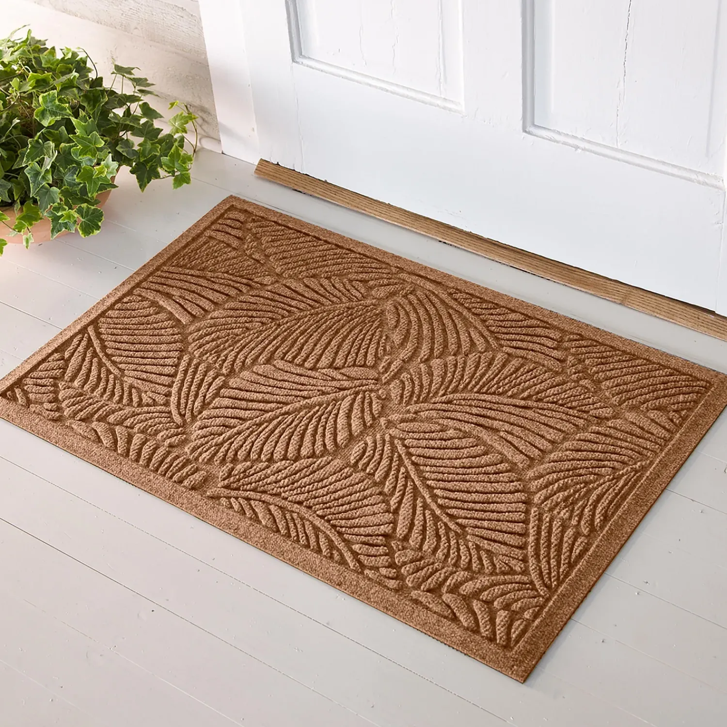 Plow & Hearth Waterhog Doormats>Waterhog Fern Doormat, 2' x 5'
