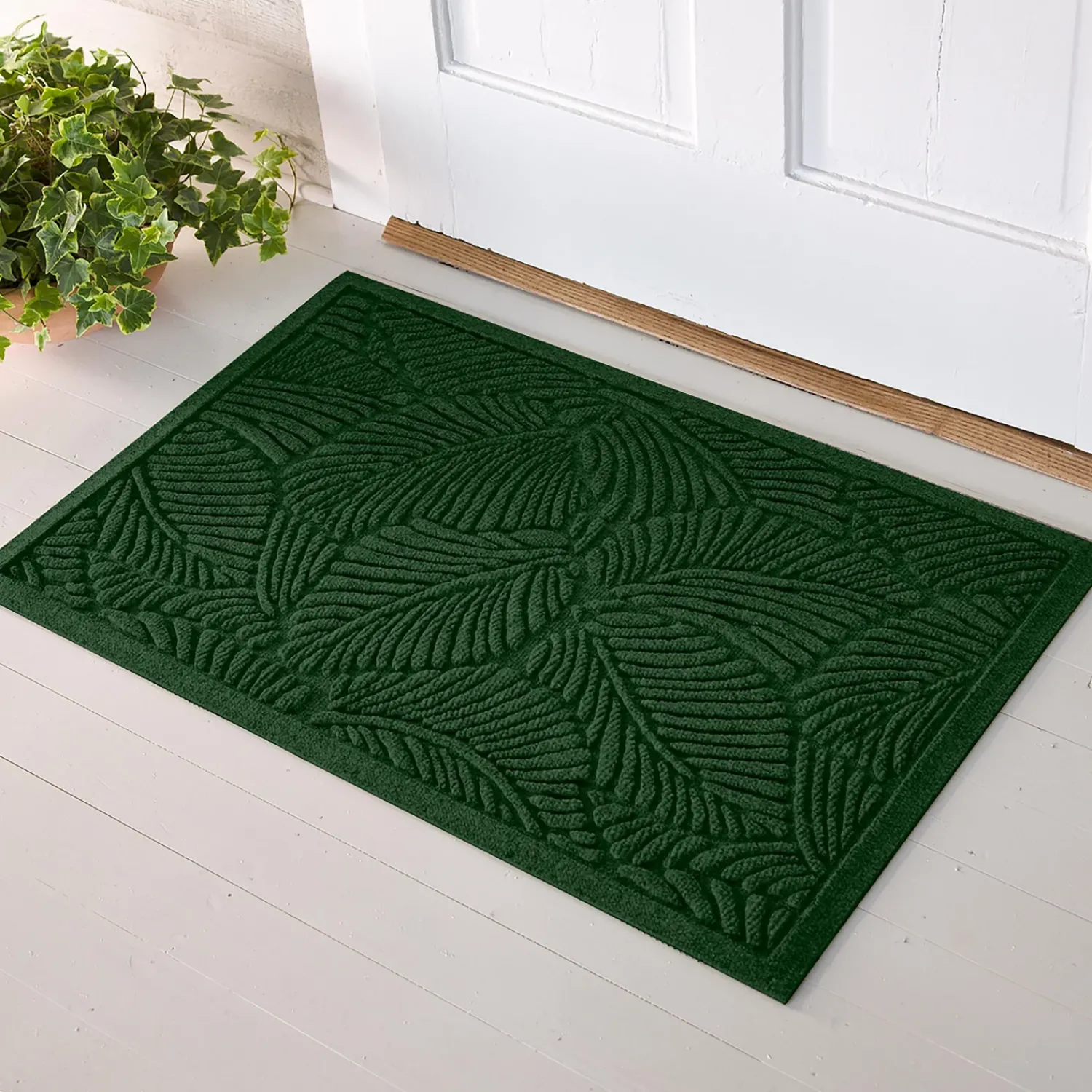 Plow & Hearth Waterhog Doormats>Waterhog Fern Doormat, 3' x 5'