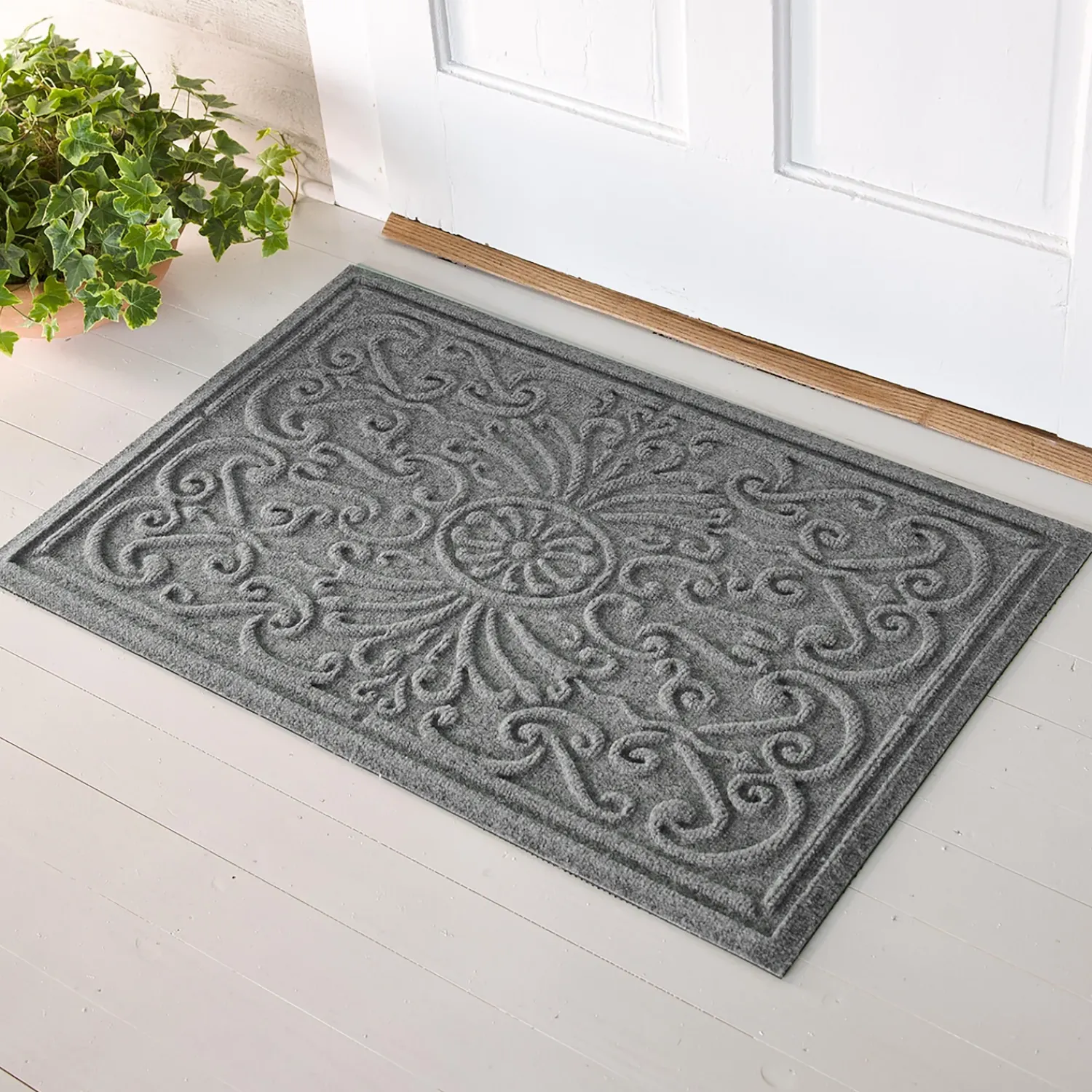 Plow & Hearth Waterhog Doormats>Waterhog Garden Gate Doormat, 2' x 5'