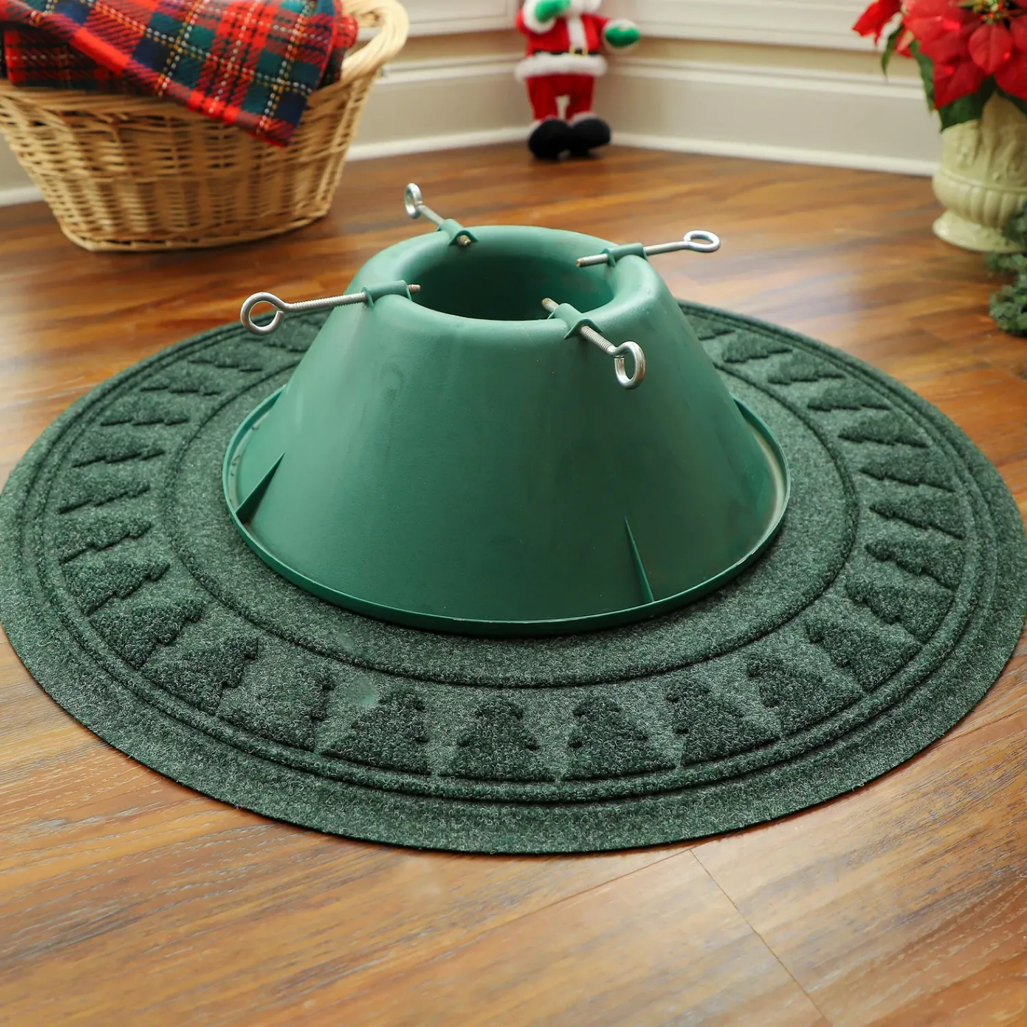 Plow & Hearth Waterhog Doormats>Waterhog Spill-Proof Christmas Tree Mat