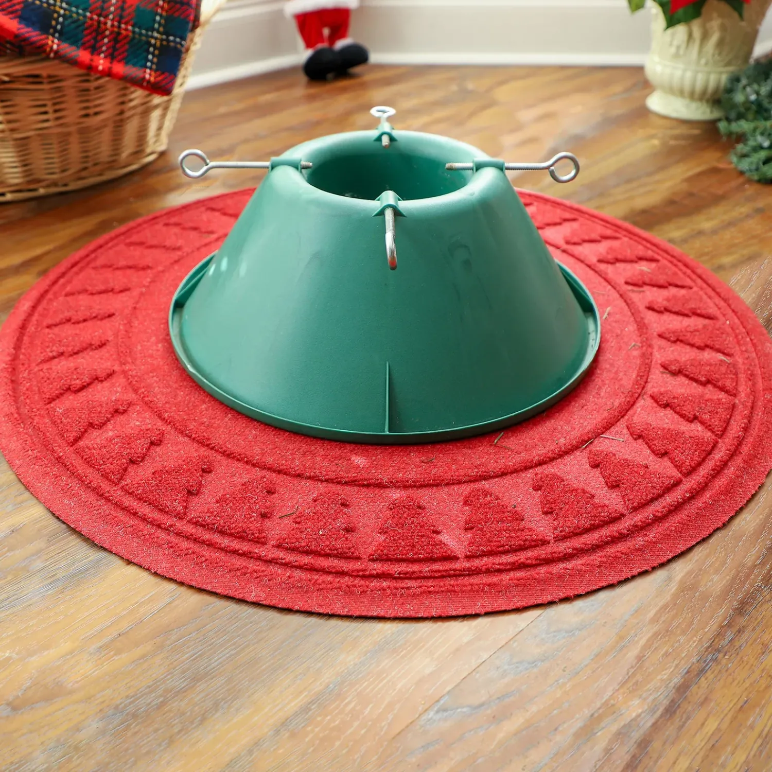 Plow & Hearth Waterhog Doormats>Waterhog Spill-Proof Christmas Tree Mat