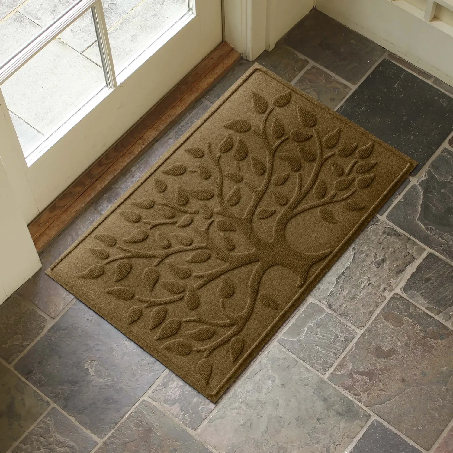 Plow & Hearth Waterhog Doormats>Waterhog Tree of Life Doormat, 2' x 3'