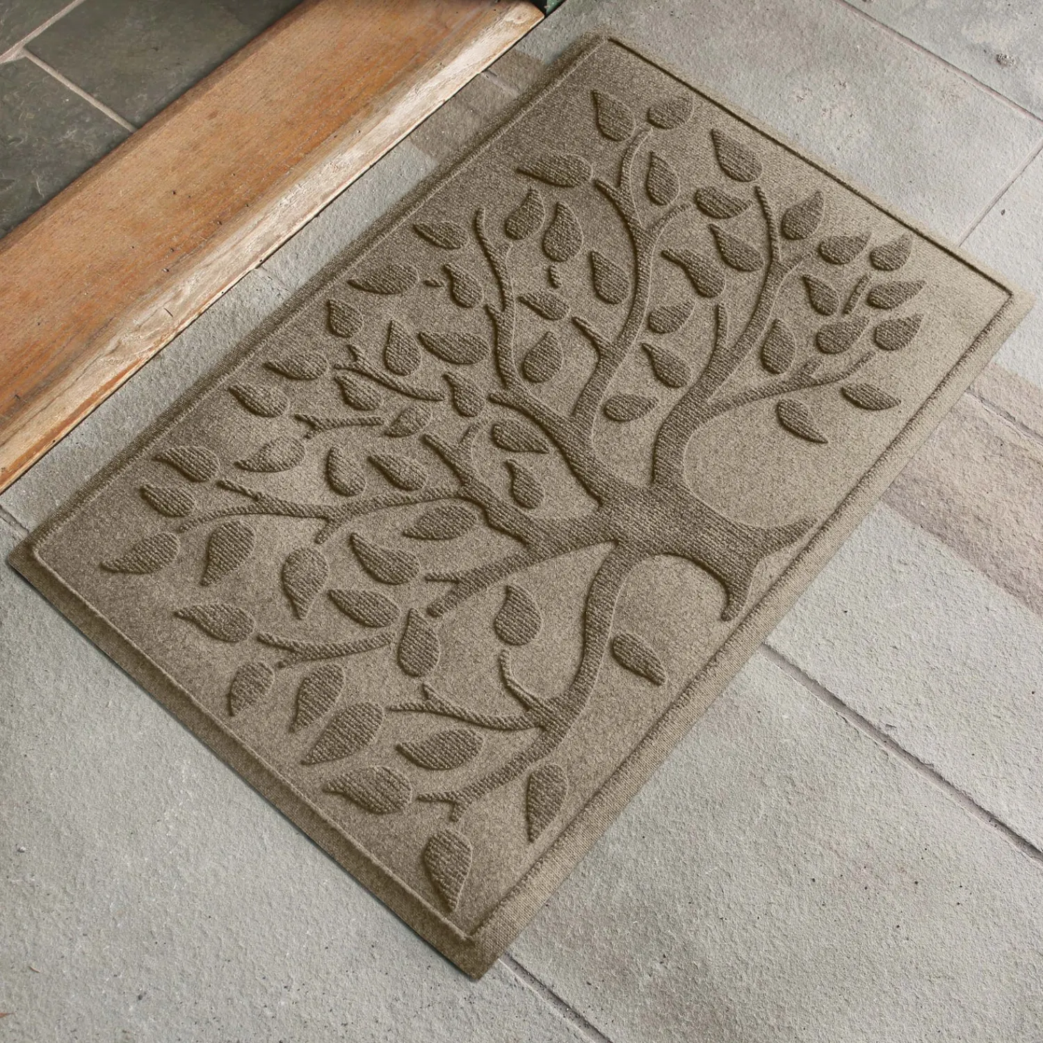 Plow & Hearth Waterhog Doormats>Waterhog Tree of Life Doormat, 2' x 3'