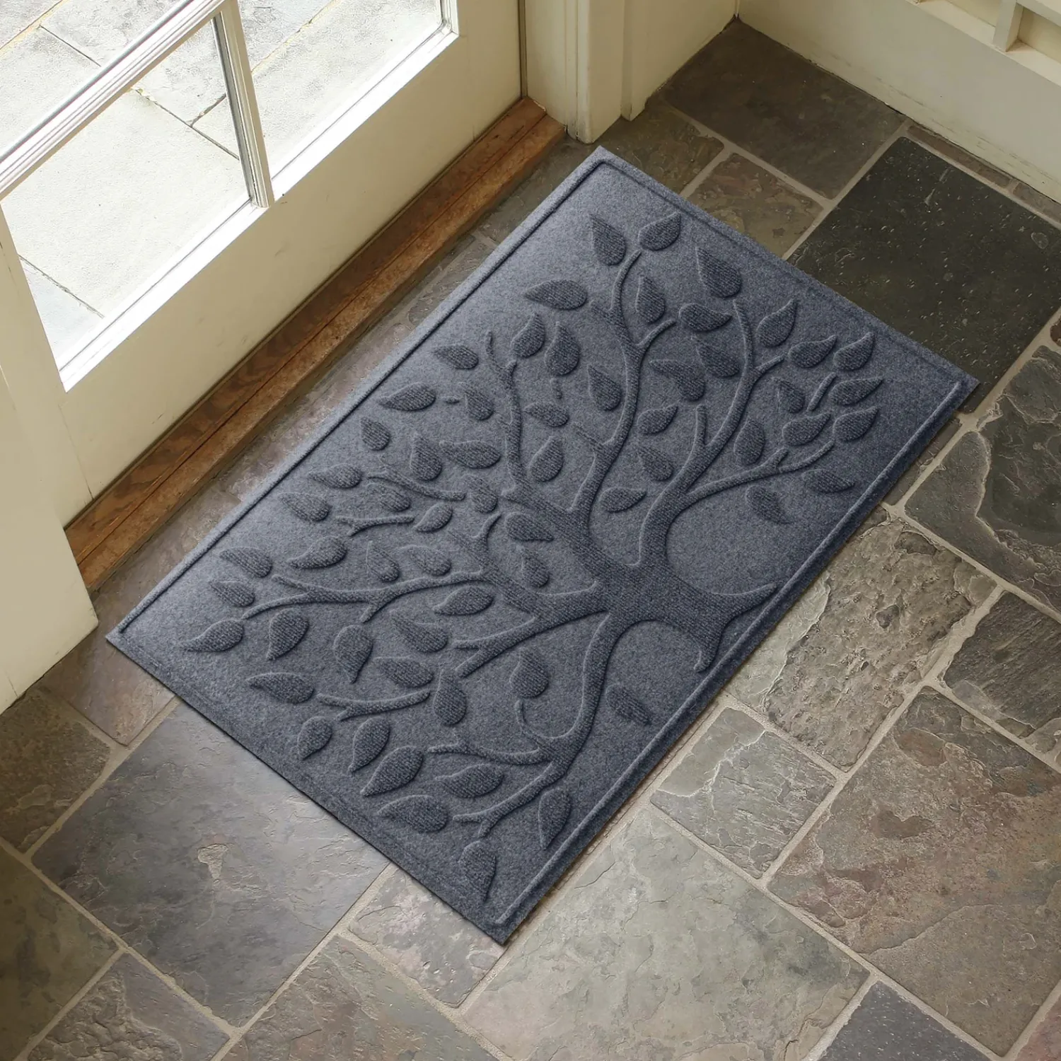 Plow & Hearth Waterhog Doormats>Waterhog Tree of Life Doormat, 2' x 3'