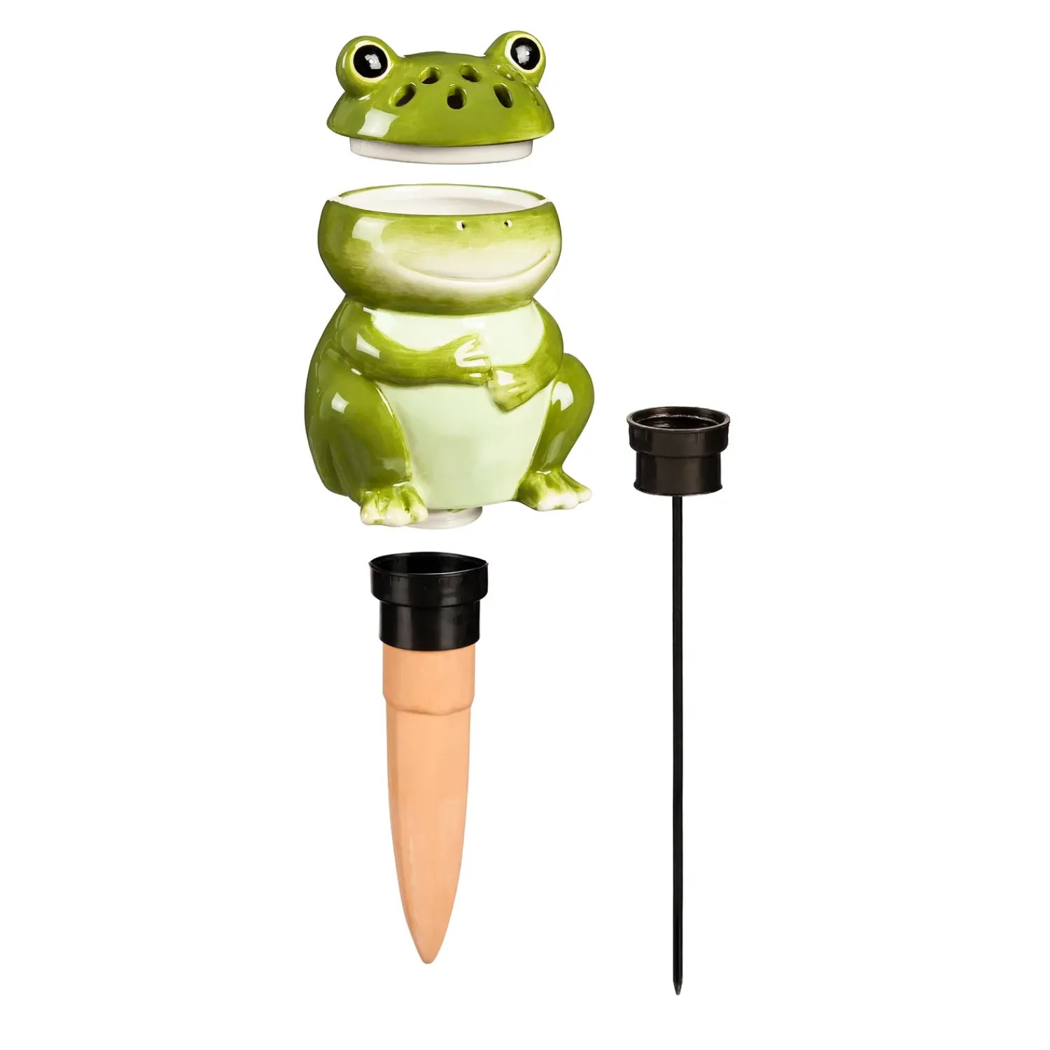 Plow & Hearth Eco-Friendly Pest Control>Whimsical Ceramic Fruit Fly/Gnat Trap with Watering Globe