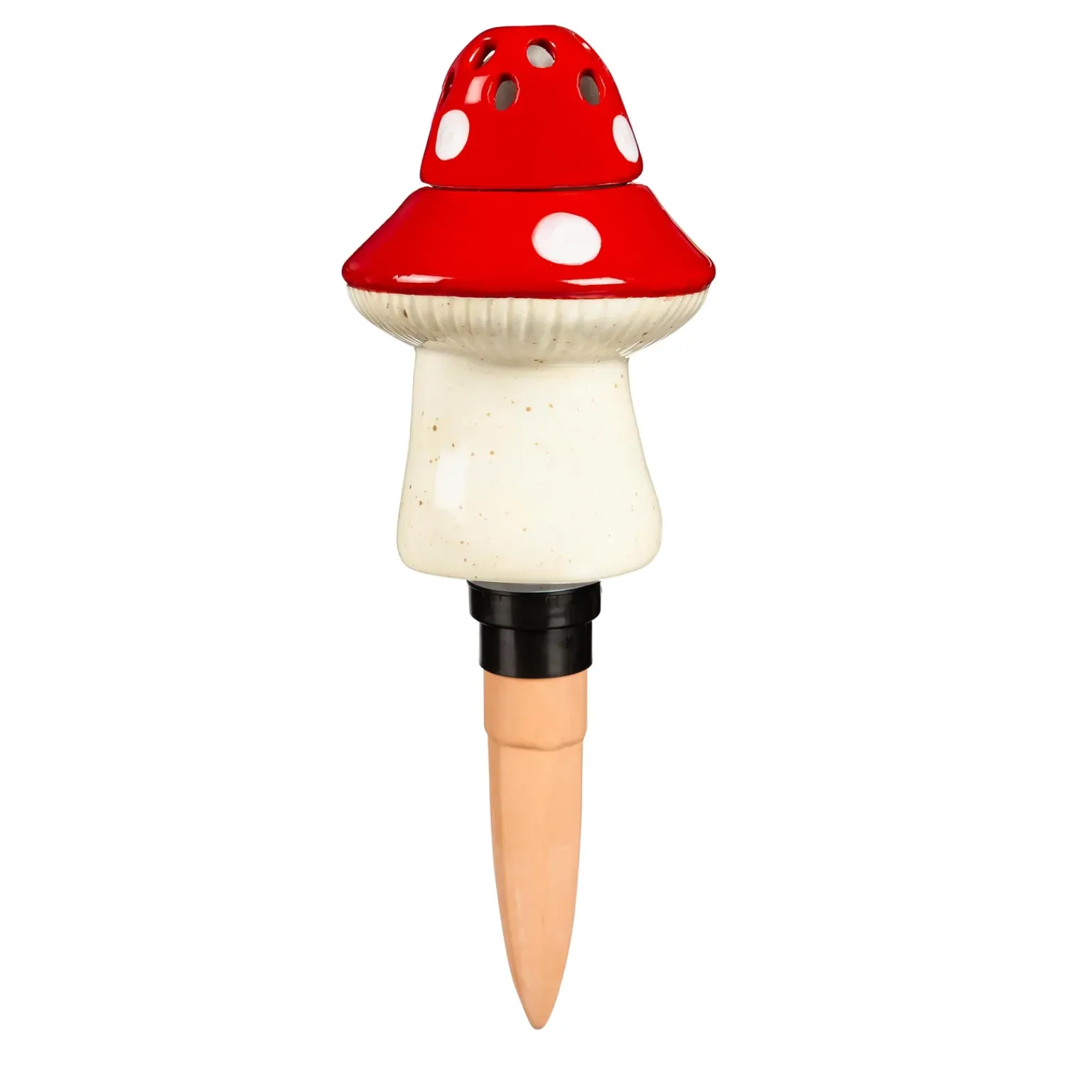 Plow & Hearth Eco-Friendly Pest Control>Whimsical Ceramic Fruit Fly/Gnat Trap with Watering Globe