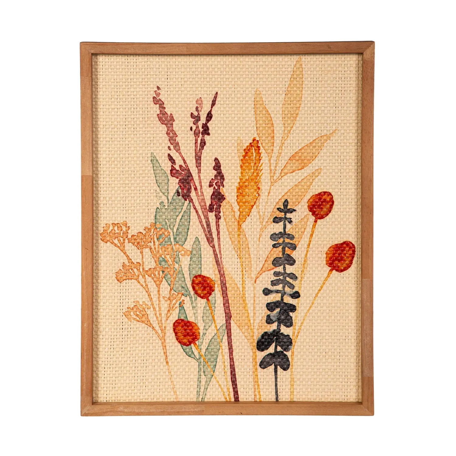 Plow & Hearth Wall Art>Wild Flowers Rectangular Wall Décor, Set of 2, 12" L x 16" H