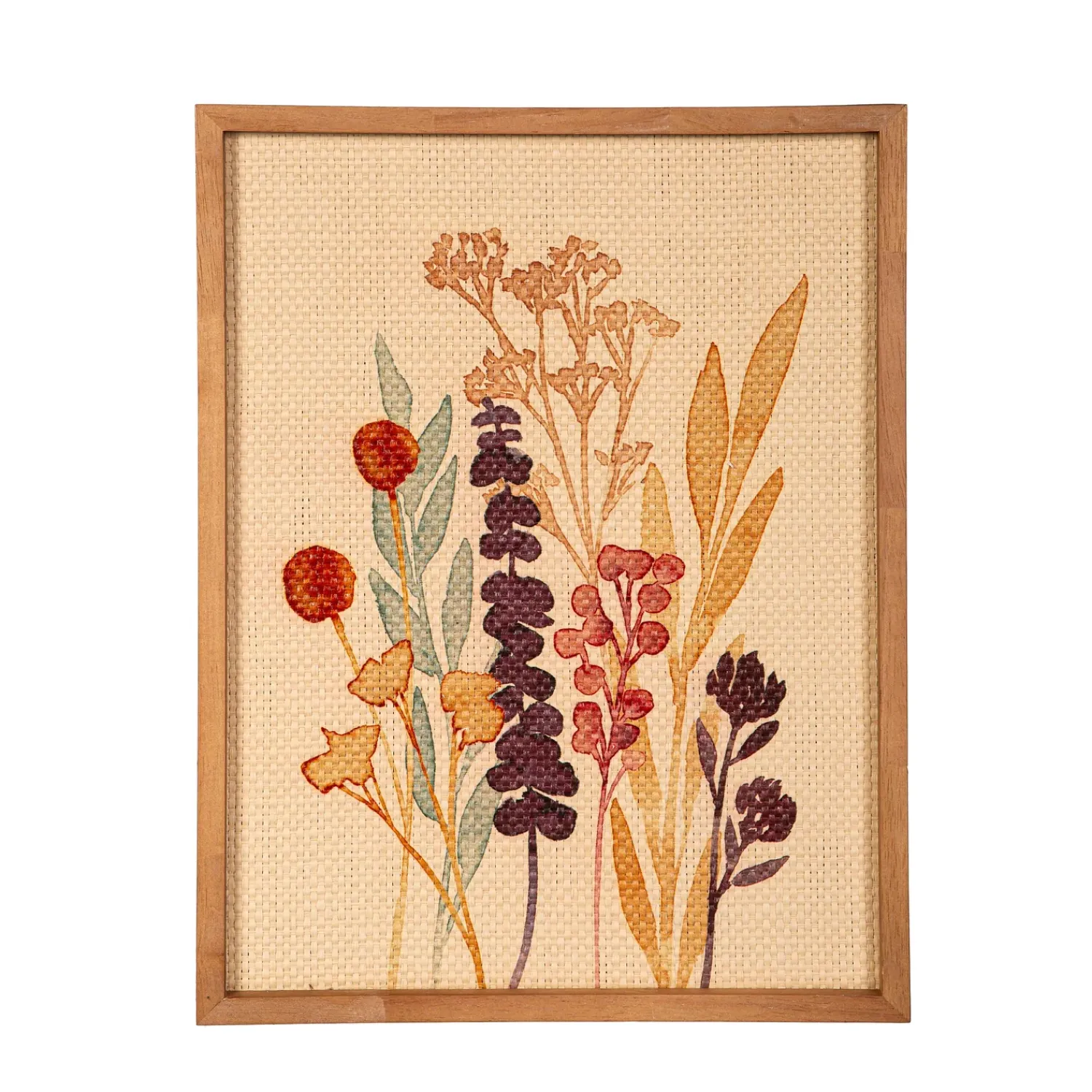 Plow & Hearth Wall Art>Wild Flowers Rectangular Wall Décor, Set of 2, 12" L x 16" H