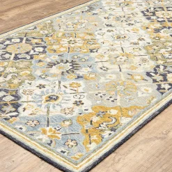 Plow & Hearth Area Rugs>Willow Oaks Lattice Wool Rug, 3' x 5'