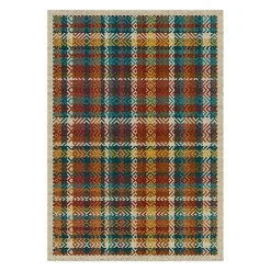 Plow & Hearth Area Rugs>Windowpane EnduraStran Rug, 4' x 5'
