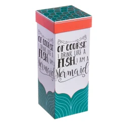Plow & Hearth Wine Glasses>Wine Glass w/Box, 12 OZ., I'm a Mermaid