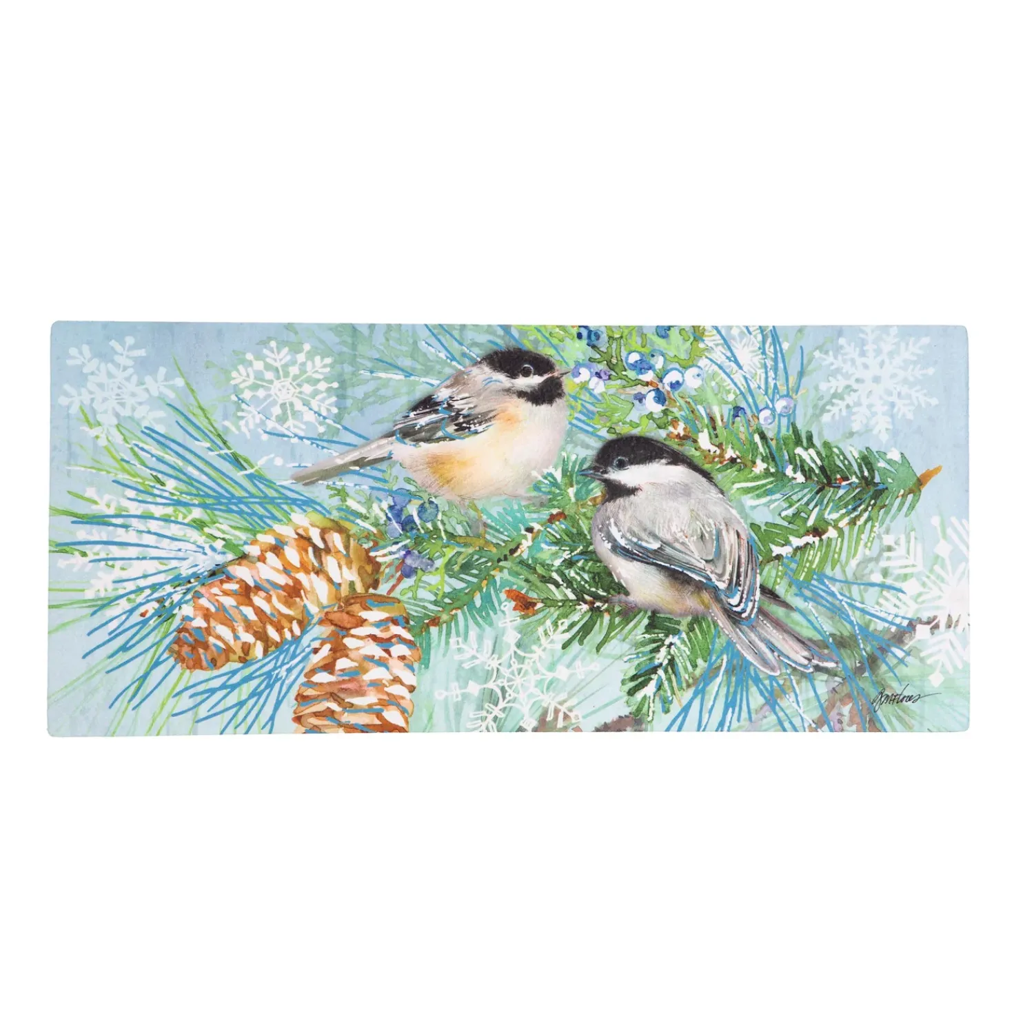 Plow & Hearth Interchangeable Mats>Winter Frost Sassafras Switch Mat