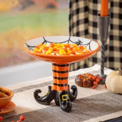 Plow & Hearth Serveware>Witch Leg Ceramic Serving Dish, 7.5"L