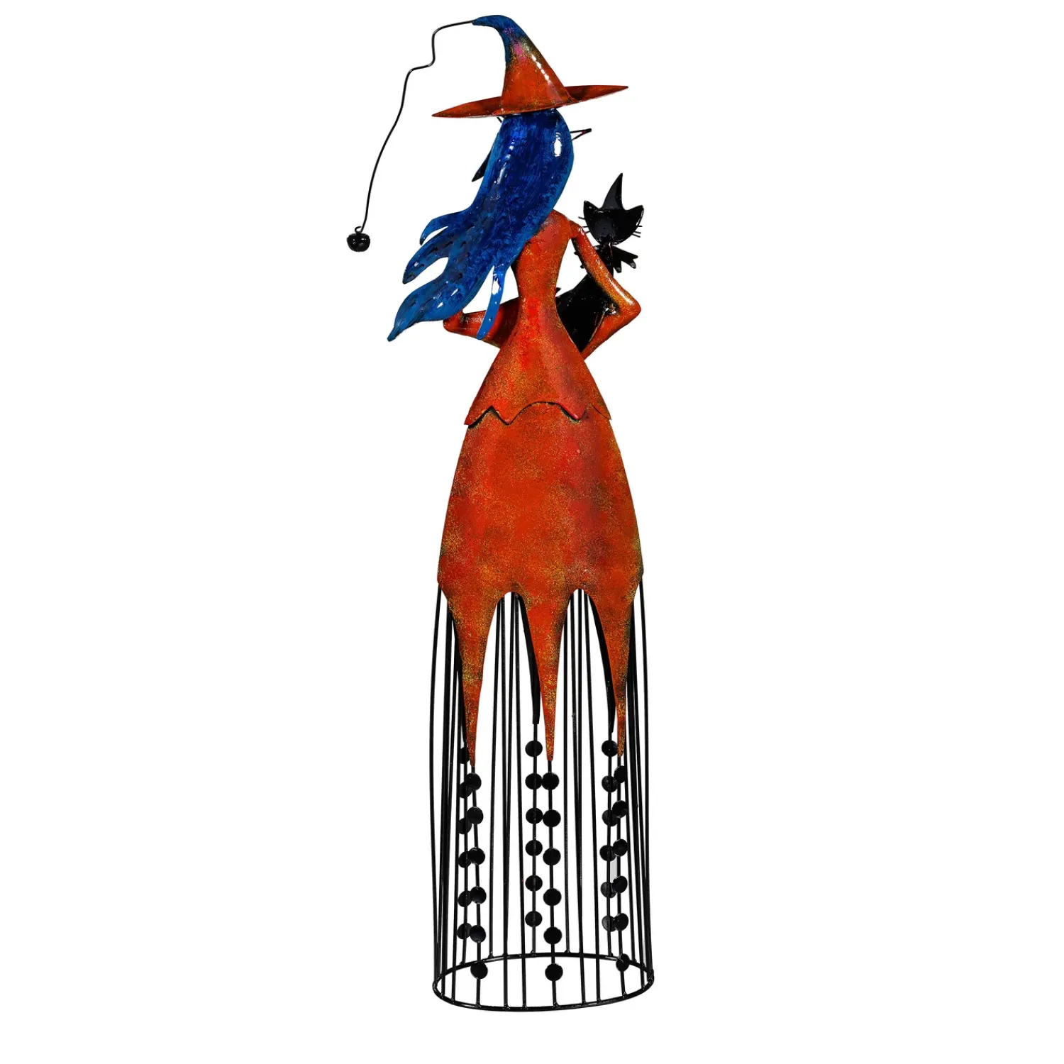 Plow & Hearth Garden Statues>Witch Metal Statue, 30.5"H