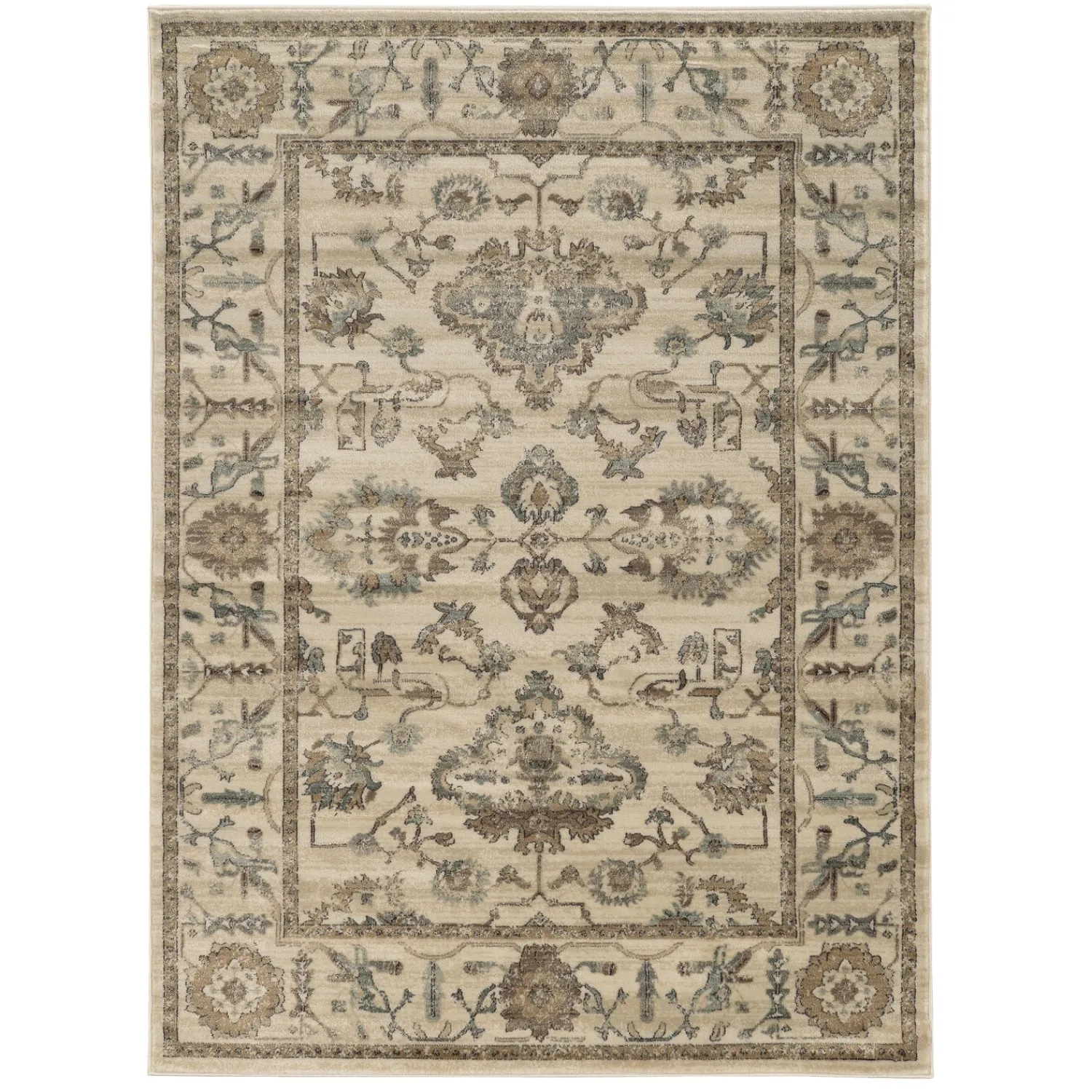Plow & Hearth Area Rugs>Woodberry Polypropylene Rug, 3'3"x 4'11"