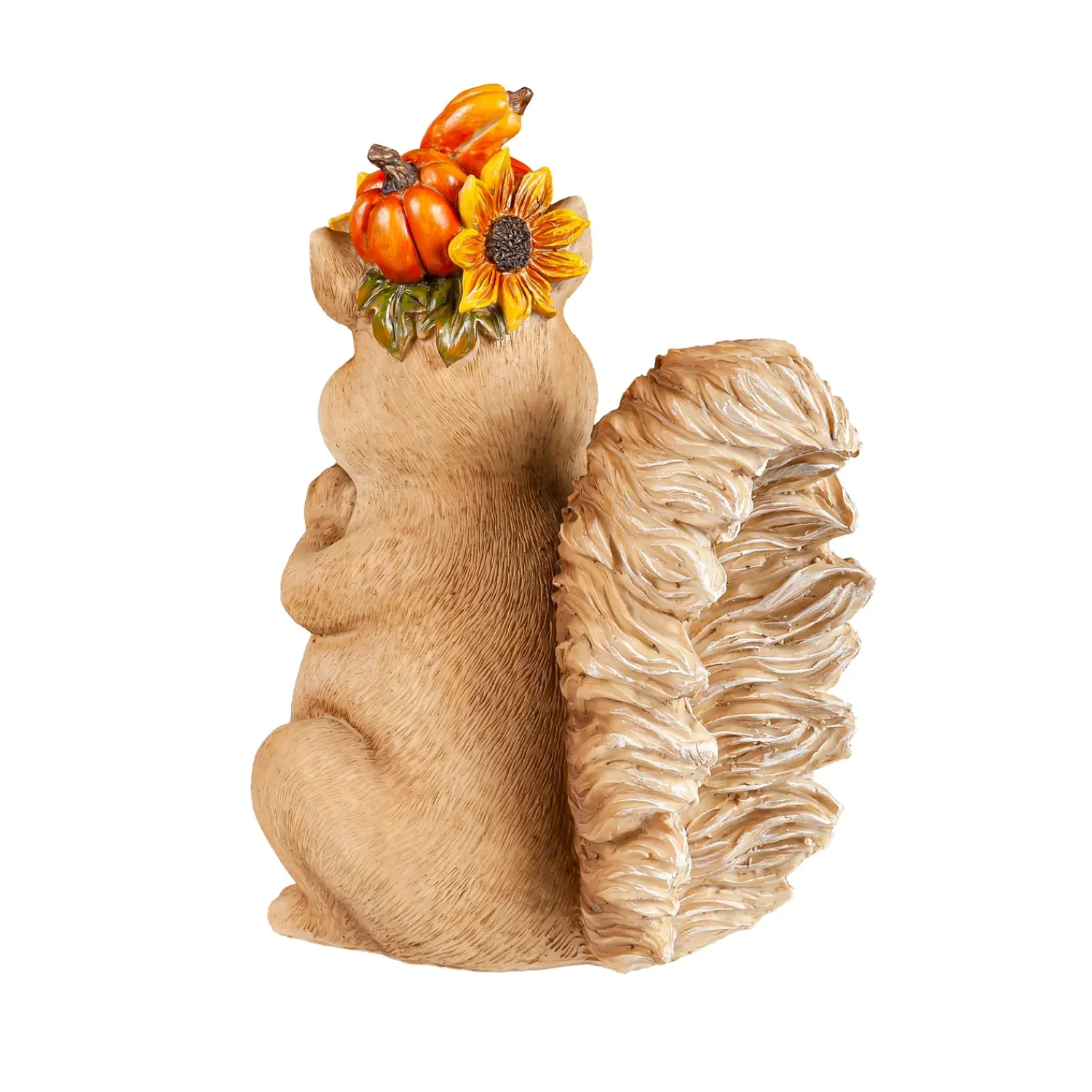 Plow & Hearth Garden Statues>Woodland Creatures with Floral Crown Statuary, Set of 2